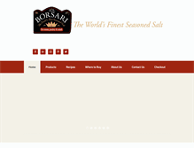 Tablet Screenshot of borsarifoods.com